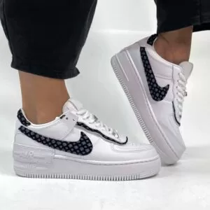 Air force 1 nere con suola marrone shop